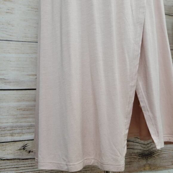 NWT Splendid‎ Cold Shoulder Wrap Dress Tan Beige Size Medium - Picture 7 of 11